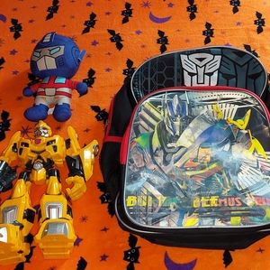Transformers Backpack with Bonus Toys!